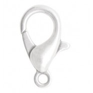 DQ Metal (zinc alloy) Lobster Clasp 10mm Silver